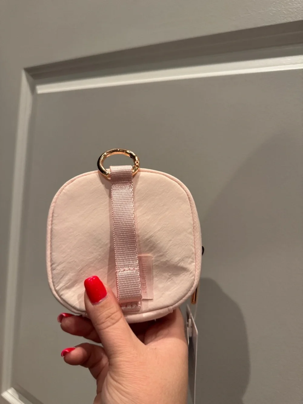 NWT! Lululemon Clippable Commuter Organizer Pouch in Pink & Rose Gold